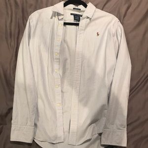 EUC women’s Oxford Ralph Lauren polo